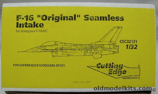 Cutting Edge 1/32 1/32 F-16  Fighting Falcon 'Original' Seamless Intake Conversion, CEC32131 plastic model kit